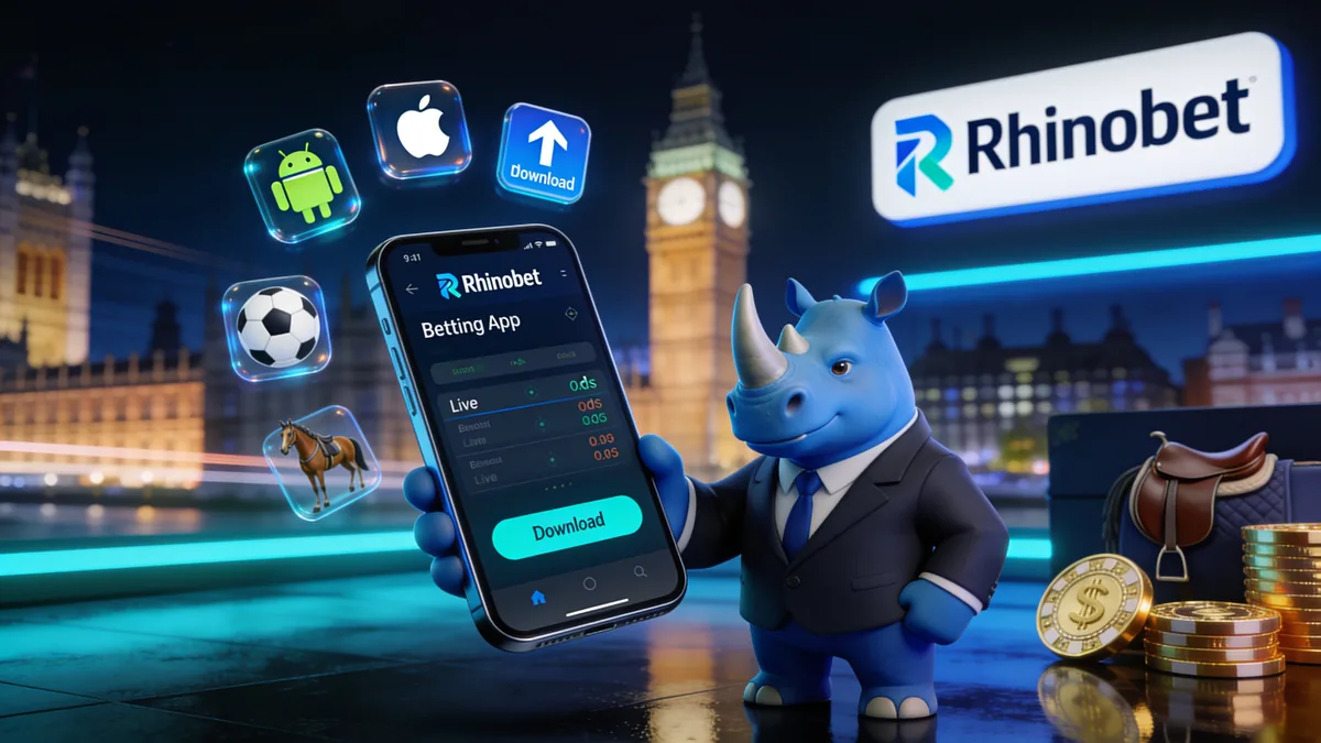 Rhino Bet Mobile App for players in the UK